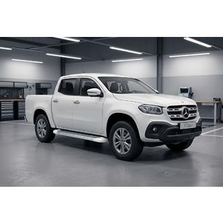 Sidetrin Allmond White (2 stk., aluminium) foto 1