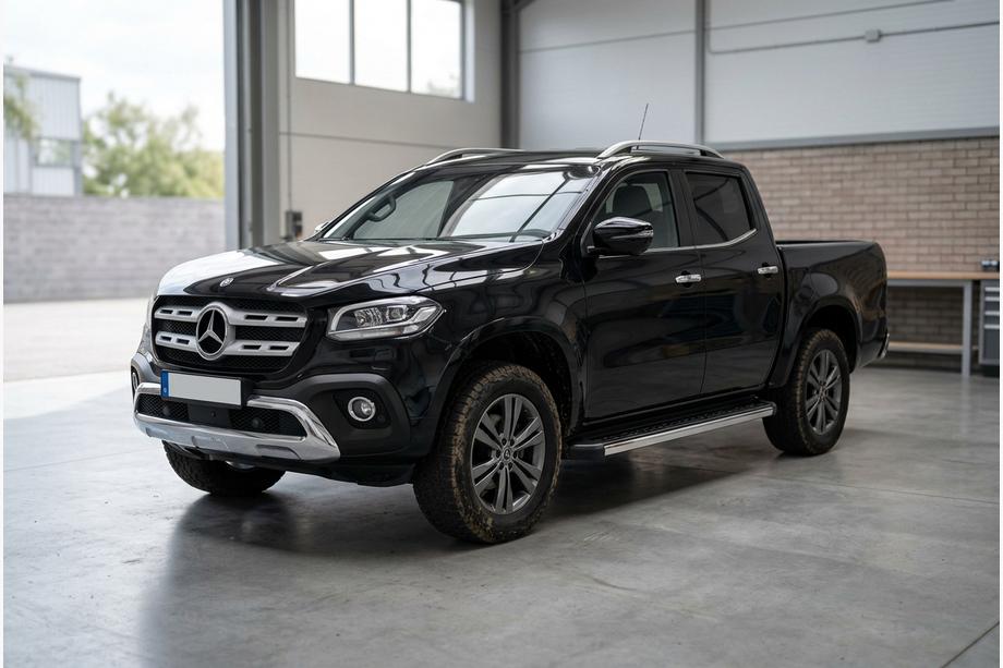 Mercedes X class 2017–2020 BlackLine sidetrin (2 stk., aluminium) Image