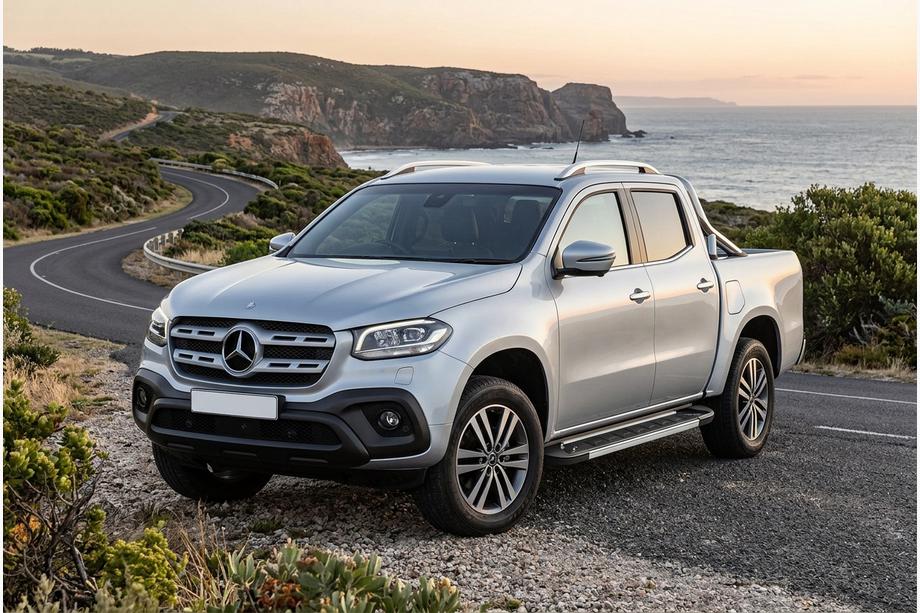Mercedes X class 2017–2020 RedLine V1 sidetrin (2 stk., aluminium) Image