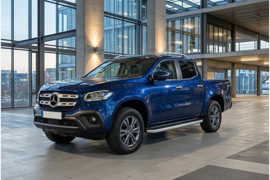 Mercedes X class 2017–2020 Sidestrin Tayga Grey V1 (2 stk., aluminium) Foto 1