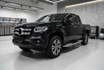 Mercedes X class 2017–2020 Sidetrin Tayga Grey V2 (2 stk., aluminium) foto 1