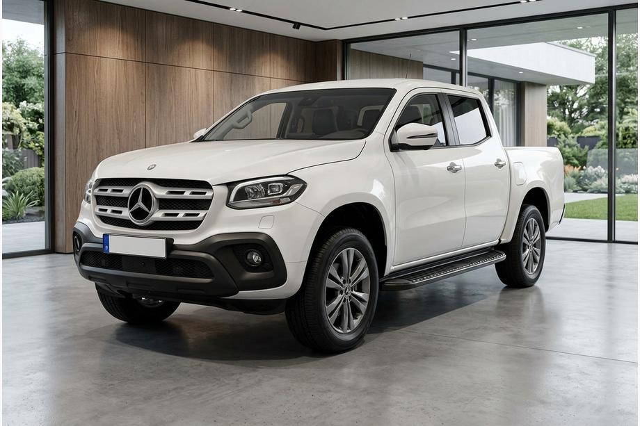 Mercedes X class 2017–2020 Sidetrin Tayga Black V1 (2 stk., aluminium) Image