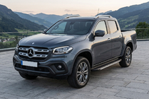 Mercedes X class 2017–2020 Sideskørter Bosphore Grey (2 stk., aluminium) foto 1