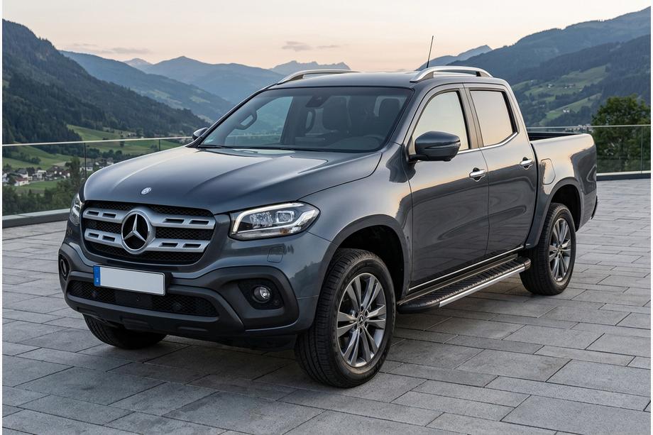 Mercedes X class 2017–2020 Sideskørter Bosphore Grey (2 stk., aluminium) Image