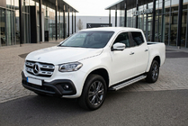 Mercedes X class 2017–2020 Maya V4 sidetrin (2 stk., aluminium) foto 1