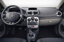 Renault Clio III 2005–2012 Instrumentbordslister 2008-2012 Aluminium foto 1