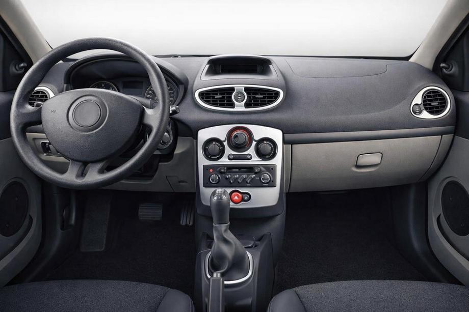 Renault Clio III 2005–2012 Instrumentbordslister 2008-2012 Aluminium Image