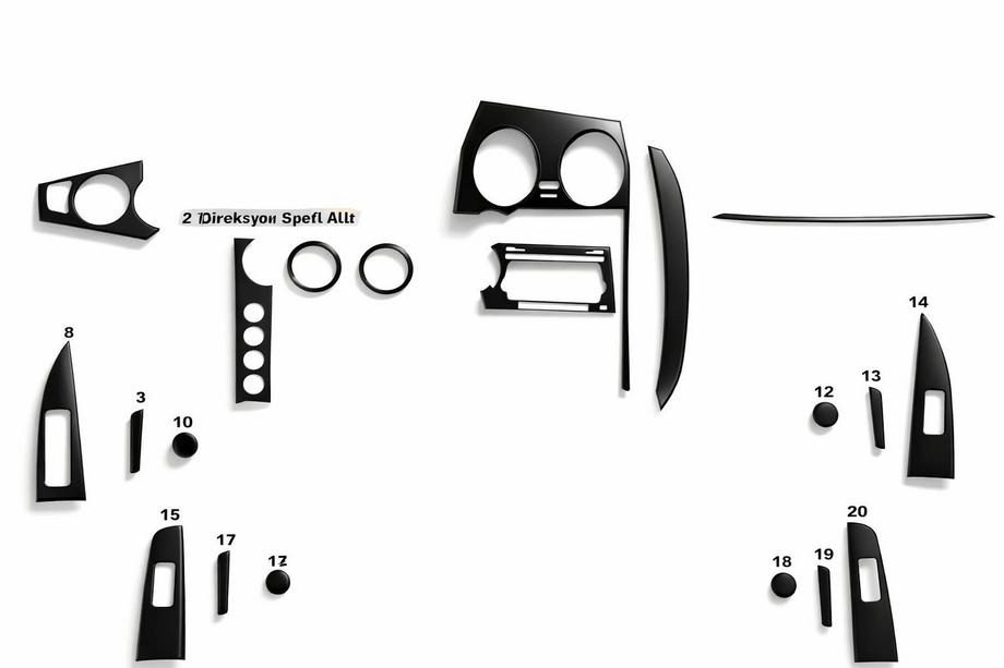 SsangYong Action 2005–2018 Instrumentbordslister (Meric, Tyrkiet) Image