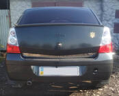 Dacia Logan I 2008–2012 Bagagerumskantbeskytter (rustfrit stål) foto 5