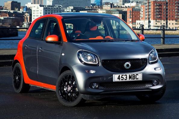 Test af den kompakte femdørs hatchback Smart Forfour
