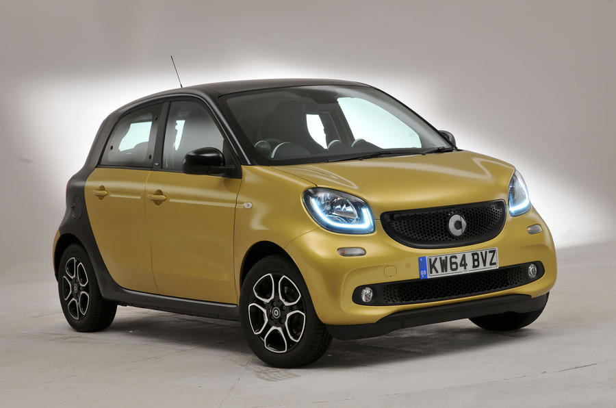 Test af den kompakte femdørs hatchback Smart Forfour