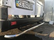 Volkswagen LT 1995–2006 Bagklapskantliste (2 dele, rustfrit stål) foto 3