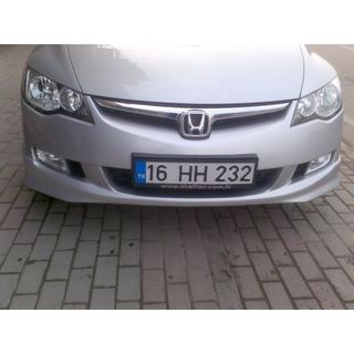 Frontlæbe til kofanger 2006-2009 (klar til lakering) Honda Civic Sedan VIII 2006–2011 foto 2