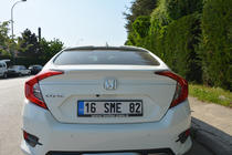 Honda Civic Sedan X 2016–2021 Anatomik spoiler (til lakering) foto 4