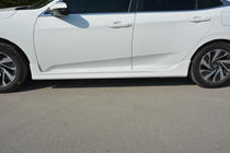 Honda Civic Sedan X 2016–2021 Sideskørter (til lakering) foto 3
