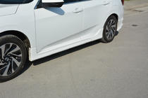 Honda Civic Sedan X 2016–2021 Sideskørter (til lakering) foto 4