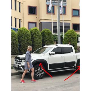 Skærmforøgere (til lakering) Mercedes X class 2017–2020 foto 3