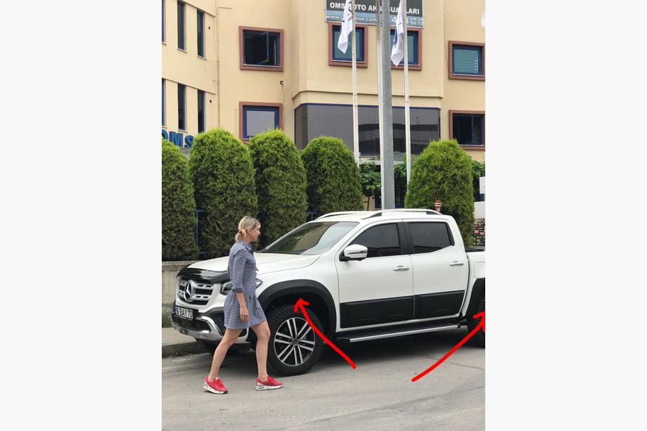 Mercedes X class 2017–2020 Skærmforøgere (til lakering) Foto 3