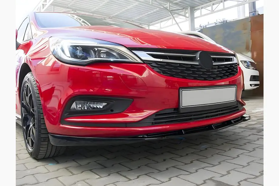 Opel Astra K 2016–2021 Front læbespoiler nederst HB (klar til lakering) Image