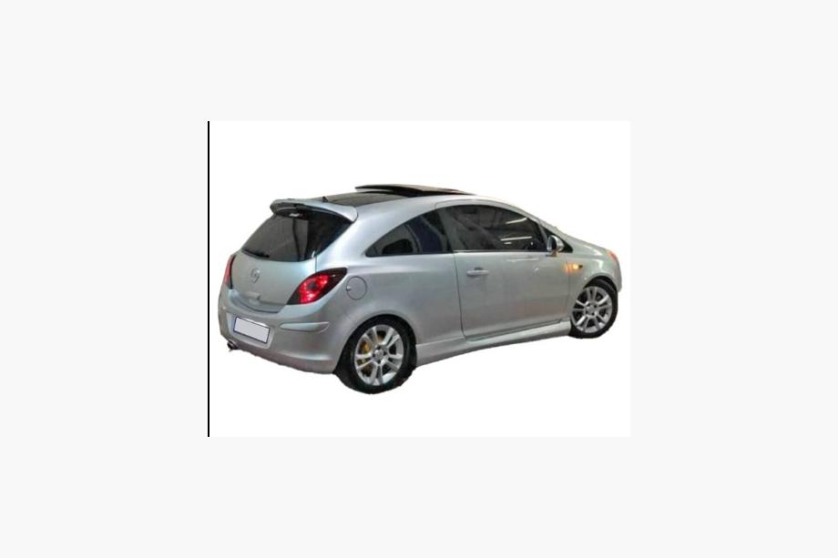 Opel Corsa D 2007–2014 Spoiler til 2-dørs (til lakering) Image