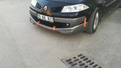 Renault Megane II 2004–2009 Frontlæbe til kofanger 2006-2009 (til lakering) foto 2