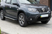 Dacia Duster 2018–2024 DURU sidetrin (2 stk., aluminium) foto 1