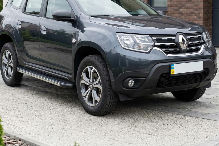 Dacia Duster 2018–2024 DURU sidetrin (2 stk., aluminium) Image