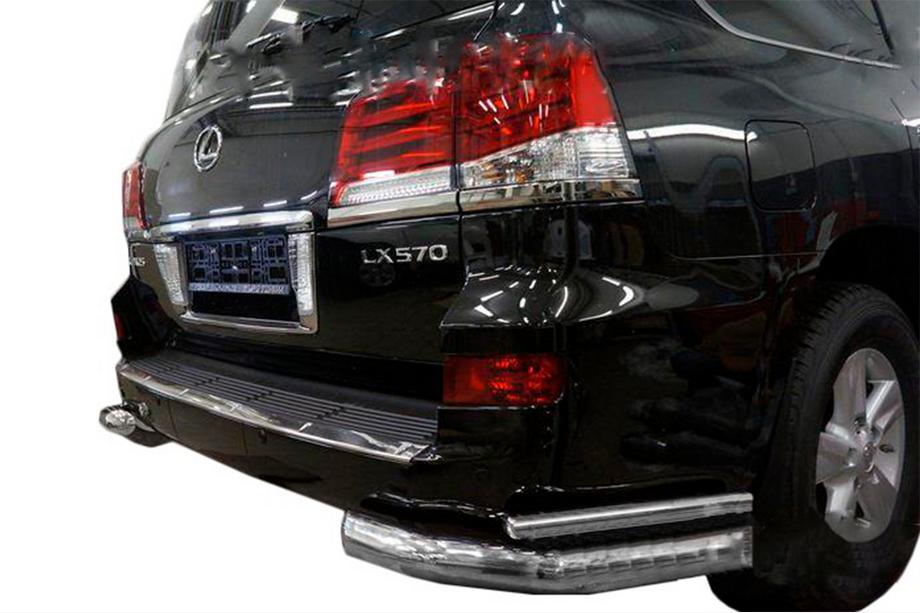 Lexus LX570/450d 2008–2022 Bageste dobbelte hjørnebøjler (rustfri stål) Image