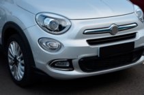 Fiat 500X 2014–2024 Rustfri stål tågelygte-rammer foto 3