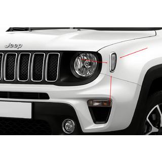 Kromdæksler til sideblink (2 stk. rustfrit stål) Jeep Renegade 2014– foto 1