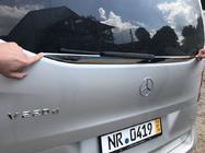 Mercedes Vito/V-klasse W447 2014– Kantliste til bagrude (lille rude) (rustfrit stål) foto 6