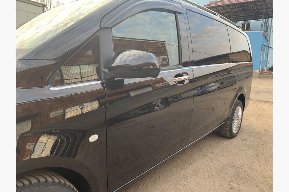 Mercedes Vito/V-klasse W447 2014– Nedre vindueslister i fuld længde (8 stk., rustfrit stål) Foto 4