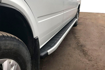 Volkswagen LT 1995–2006 Fullmond sidetrin (2 stk., alu) foto 1