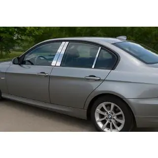 Dørstolpebeklædning (rustfrit stål) BMW 3-serie E90/E91 2005–2011 foto 1
