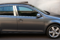 BMW 3-serie F30/F31 2012–2019 Dørstolpebeklædning (rustfrit stål) foto 1