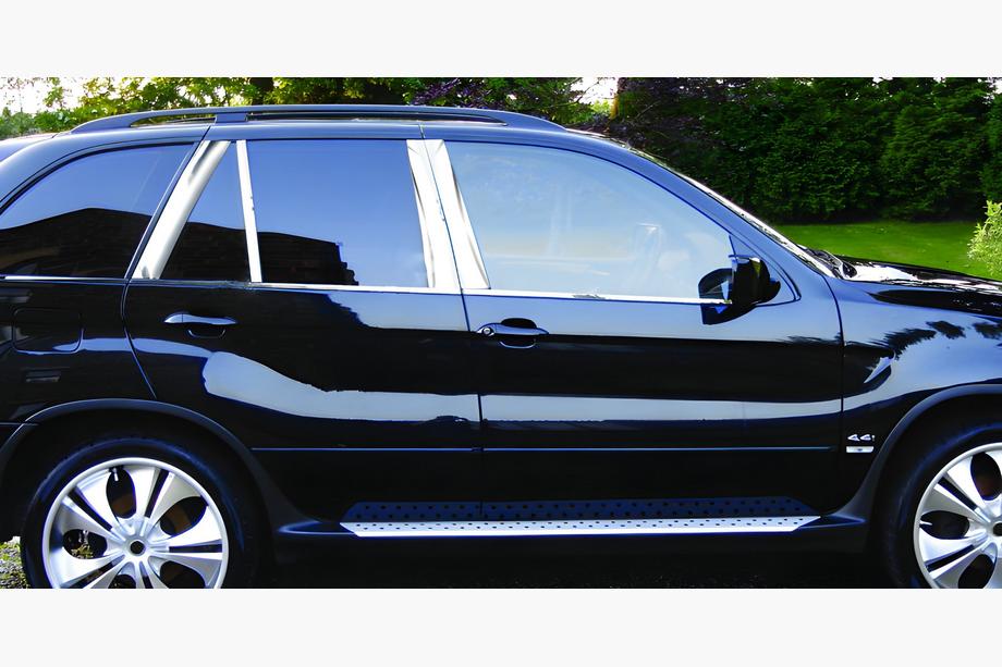 BMW X5 F15 2013–2018 Dørstolpelister (rustfrit stål) Image