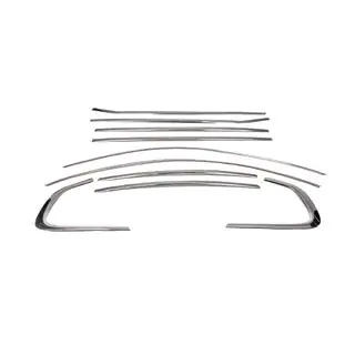 Komplet sæt vindueslister (10 stk., rustfrit stål) BMW X6 E71 2008–2014 foto 2