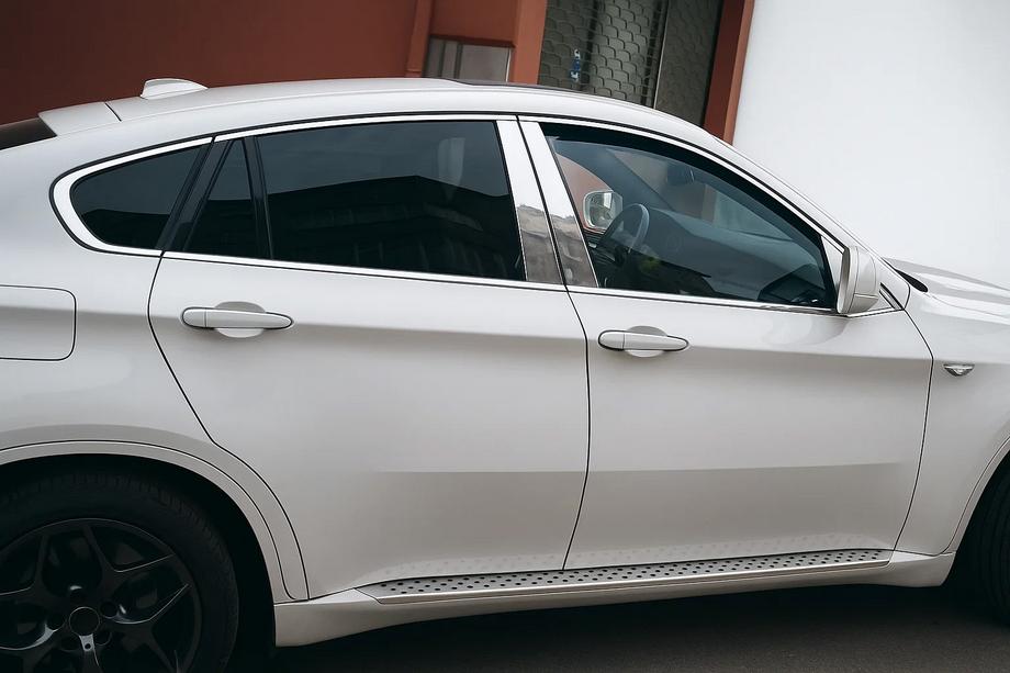 BMW X6 E71 2008–2014 Komplet sæt vindueslister (10 stk., rustfrit stål) Image