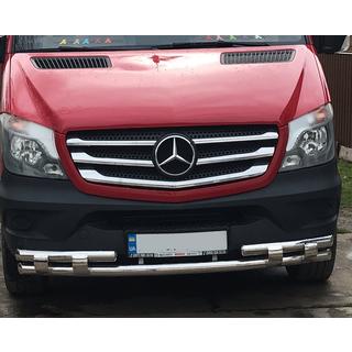 Front nedre bøjle Shark (rustfrit stål) Mercedes Sprinter W906 2006–2018 foto 3