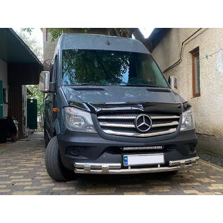 Front nedre bøjle Shark (rustfrit stål) Mercedes Sprinter W906 2006–2018 foto 2