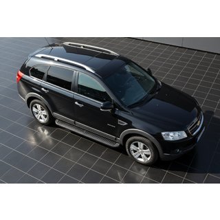Sidetrin Tayga Black (2 stk., aluminium) Chevrolet Captiva 2006–2019 foto 1