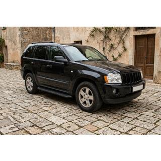 Sidetrin Tayga Black (2 stk., aluminium) Jeep Grand Cherokee WK 2004–2010 foto 1
