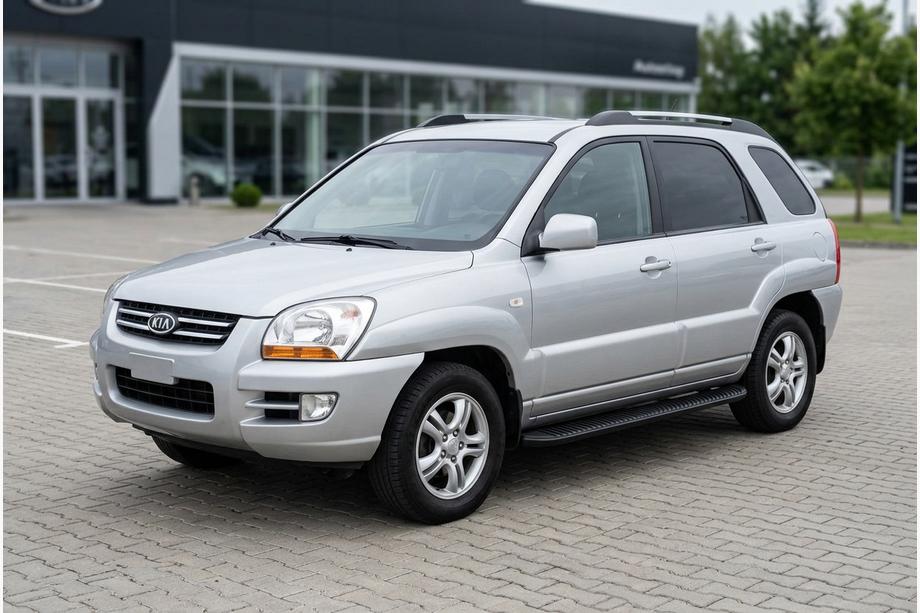 Kia Sportage 2004–2010 Sidetrin Tayga Black (2 stk., aluminium) Image