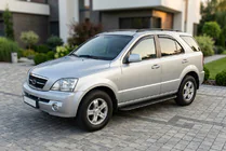 Kia Sorento I BL 2002–2009 Sidetrin Tayga Black (2 stk., aluminium) foto 1