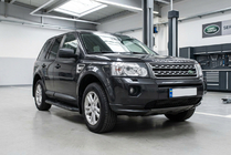 Land Rover Freelander II 2006–2014 Sidetrin Tayga Black (2 stk., aluminium) foto 1