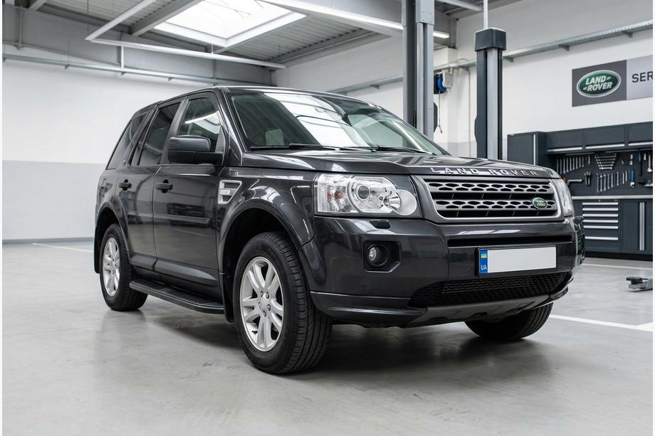 Land Rover Freelander II 2006–2014 Sidetrin Tayga Black (2 stk., aluminium) Image