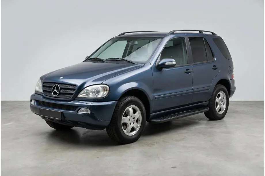 Mercedes ML W163 1997–2005 Sidetrin Tayga Black (2 stk., aluminium) Image