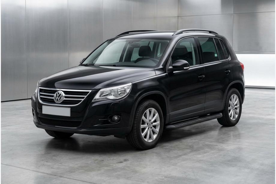 Volkswagen Tiguan 2007–2016 Sidetrin Tayga Black (2 stk., aluminium) Foto 1