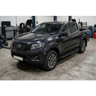 Allmond Black sidetrin (2 stk., aluminium)