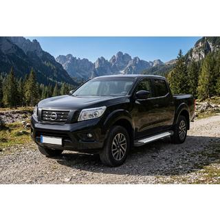 Sidetrin Allmond Grey (2 stk., aluminium) Nissan Navara/NP300 2016– foto 1